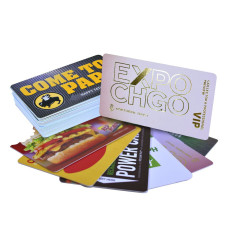 Consumer Reward Cards - 9 stacked on top of each other 