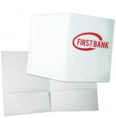 Quick Ship Presentation Folder w/ 1 Color Imprint - 9W x 12H
