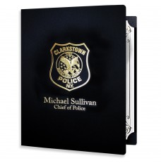 Portfolio Certificate Cover - 12W x 9-1/2H - Foil Stamp & Emboss