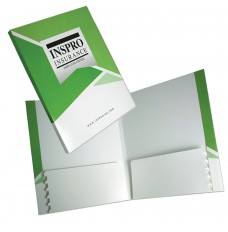 Capacity Folder w/ Expandable Pockets - 9-7/8W x 11-3/4H - 2-Color Imprint
