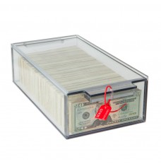 Clear Locking Currency Tray, 2000 Note, 7-3/4W x 3-3/4H x 13L