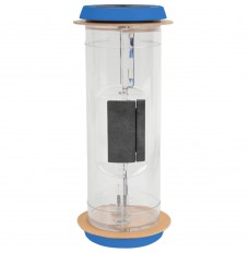 41-5PT PNEUMATIC TUBE - 4.5 , CLEAR BODY,  BLUE END CAPS