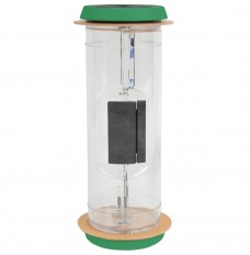 41-5PT PNEUMATIC TUBE - 4.5 , CLEAR BODY,  GREEN END CAPS