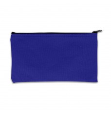 Purple Zipper Bag - 11W x 6H - 14 oz Canvas