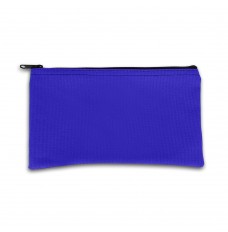 Purple 14oz Cotton Canvas Zipper Bags 10-1/2W X 5-1/2H - Ready to Ship