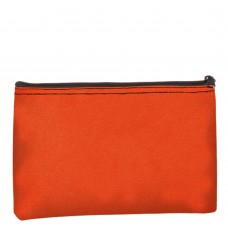 Orange Zipper Bag - 12W x 8H - 14 oz Canvas