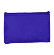 Purple Zipper Bag - 12W x 8H - 14 oz Canvas