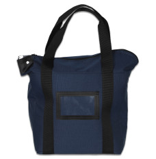 17W x 14H x 6D Locking Courier Briefcase Bags w/ Handles - Ready-To-Ship - Navy Blue