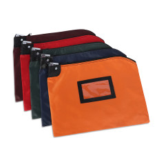 Laminated Nylon Locking Deposit Bags - 15W x 11H - Ready to Ship