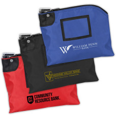 10W x 8H Laminated Nylon Locking Bags Shown Fanned Out