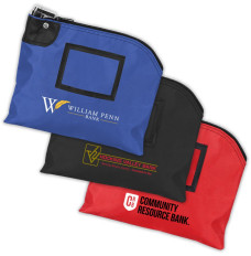 10W x 8H Laminated Nylon Locking Bags Shown Fanned Out 