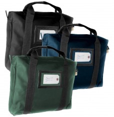 Stock Briefcase Courier Bag w/ Framed Cardholder - 14W x 11H x 3D