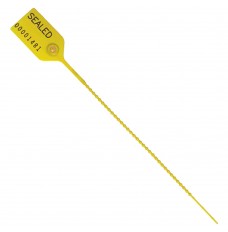 8 in. Pull Tight Security Seal - Yellow - Consecutively Numbered