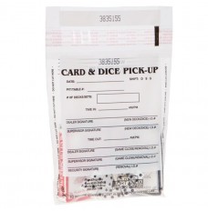 Tamper Evident Card and Dice Pickup Bags - 6-1/2W x 7-1/2H - Case of 1000