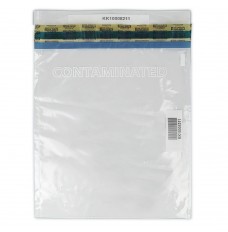 Tamper Evident Contaminated Currency Deposit Bags - 15W x 20H - Pack of 50