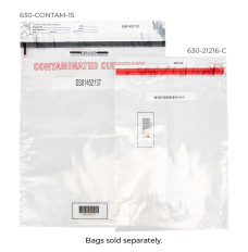Tamper Evident Contaminated Currency Deposit Bags - 15W x 20H