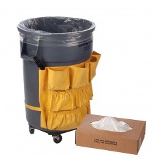 40W x 48H - Clear Trash Can Liner - 40-45 Gallon