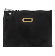 10W x 7H Black Tip Bag with Pop-up lock