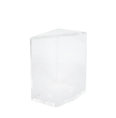 Discard Holder, 6 Deck Clear, With Top, Size 3-3/4L x 2-3/4W x 4D
