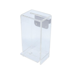 Front - Tokebox Clear Acrylic w/ J-Hook, Slide Bottom (10 1/8H x 5W x 3-3/4D)