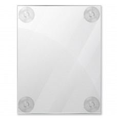 Glass Mount Clear Acrylic Sign Holder, 8.5 W x 11H