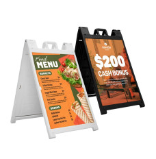 Signicade Deluxe A Frame Sign with Corrugated Inserts