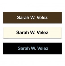 3/3 Magnetic Nameplate Insert - 9W x 2H - Square Corners - 8-11/16W x 1-3/4H