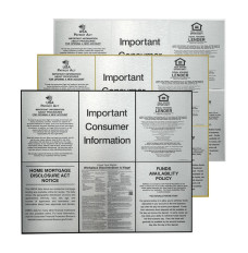Aluminum Wall Frame for 6 Compliance Signs