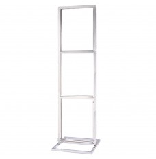 Triple Chrome Poster Stand