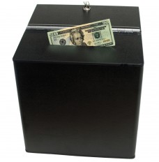 Black ABS Countertop Tip Box - 12W x 12H x 12D