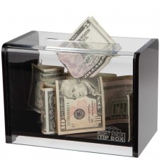 Clear Countertop Tip Box - 7-3/4W x 5-5/8H x 4-1/4D