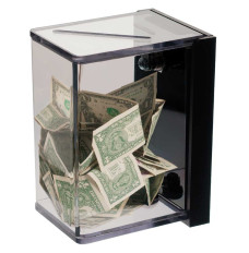 Keyed Alike Polycarbonate Locking Tip Box - 4-1/4W x 7-3/4H x 6D - Wall Mount (Default)