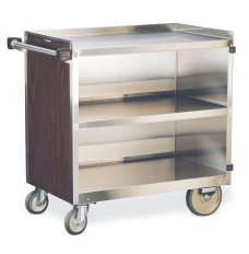 Heavy Duty Stainless Bussing Steel Cart - 700 lb capacity