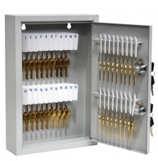 Dual Lock SteelMaster™ Key Cabinet - 40 Key Capacity - Keyed Differently - open door