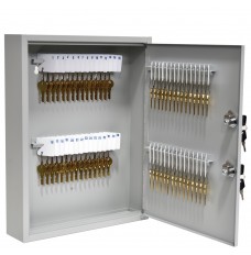 Dual Lock Fort Knox™ Key Cabinet - 60 Key Capacity - Keyed Differently - Open Door