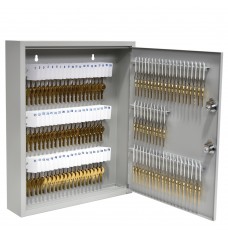 Dual Lock Fort Knox™ Key Cabinet - 110 Key Capacity - Keyed Differently - Open Door
