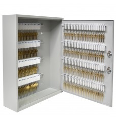 Dual Lock STEELMASTER® Key Cabinet - 200 Key Capacity - Keyed Differently