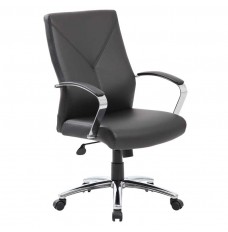 LeatherPlus Executive Chair in black