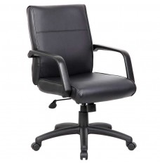 Leather Office Room Chair in black