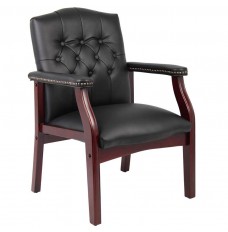 Traditional Guest Chair in black