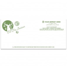 1-Color Deer Teller Receipts - 6W x 2-3/4H,banking supplies, teller window envelopes