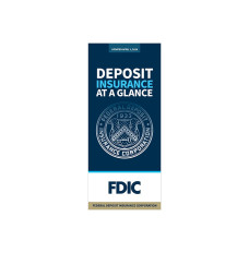 FDIC - JOINT & POD 4 Panel Brochure Folded - 1 brochure shown closed