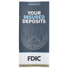 FDIC Booklet - Your Insured Deposits - Front cover - 30 Pages - Pack of 25
