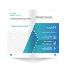 Bi-Fold Custom Brochures - Full Color Digital Print