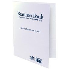 Value Priced Presentation Folder - 1-Color Imprint 