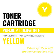 Brother TN339Y Compatible Toner Color: Yellow, Extra High Yield: 6000 (Default)