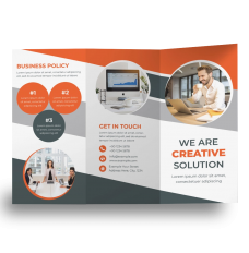 Z-Fold Custom Brochures - Full Color Litho Print