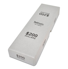 Chipboard Rolled Coin Storage Boxes for Bank Wrapped Rolls - Gray - SBA Dollar - $200