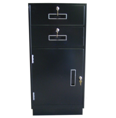 Fenco Goldline (2) Drawers, (1) Cabinet Teller Pedestal