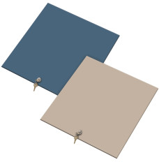 Fenco Metal Locking Lid Cover - 14-27/32W x 7/16H x 14-3/32D